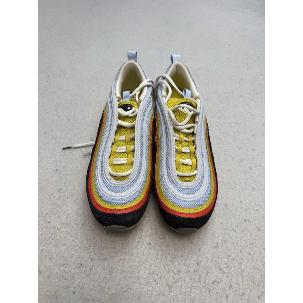 Nike Air Max 97 Shoes Boys Size 7Y Multicolor Suede Mesh Sneakers DV2195-001